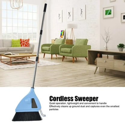 EcoSweep 2‑in‑1 Broom & Mini Vacuum Cleaner