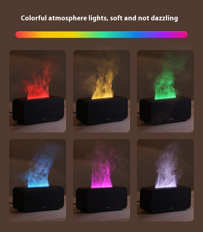 Volcanic Flame Diffuser & Mini Humidifier
