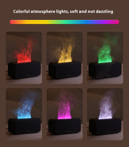 Volcanic Flame Diffuser & Mini Humidifier