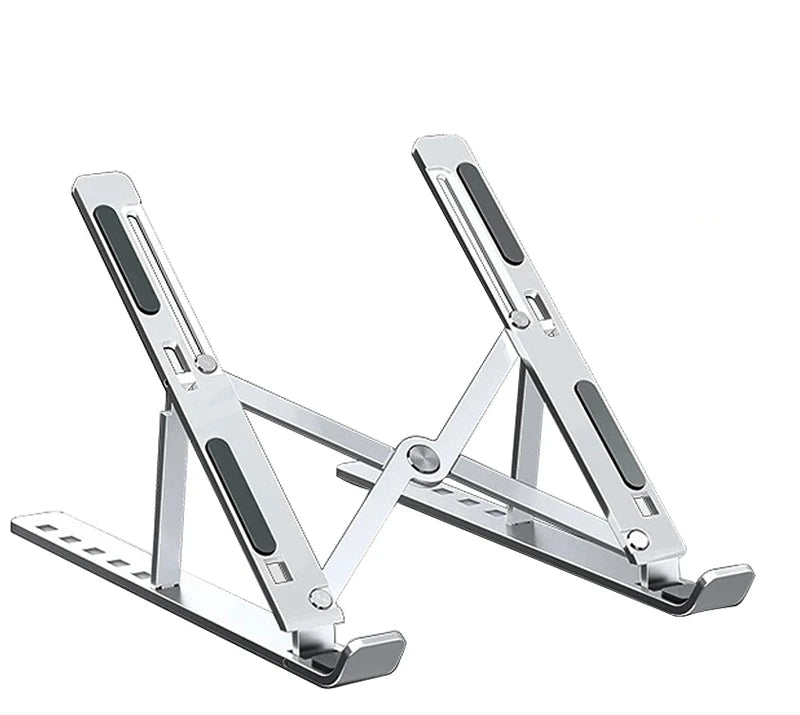 Fold Mate Aluminum Laptop Stand – Adjustable, Foldable & Non-Slip