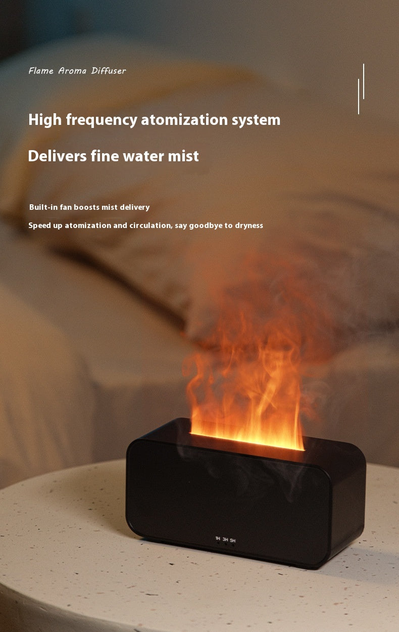 Volcanic Flame Diffuser & Mini Humidifier