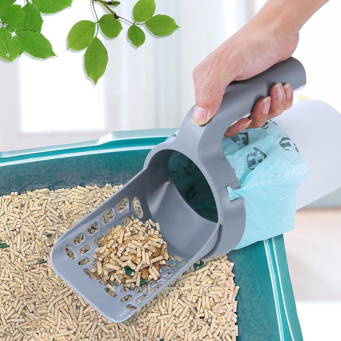EasySift Cat Litter Cleaner with Refill Bag