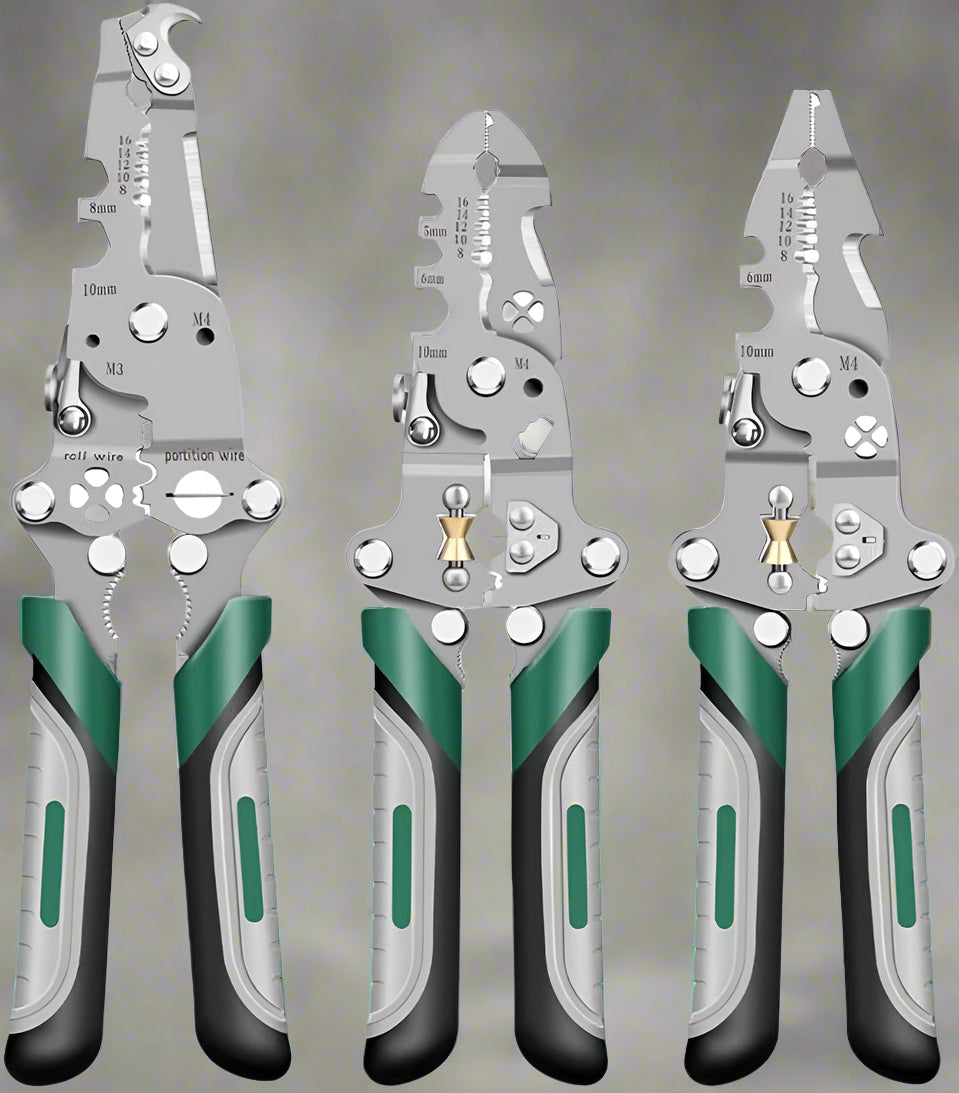 All-in-One Foldable Electrician Pliers – For Wiring, Splitting & Crimping