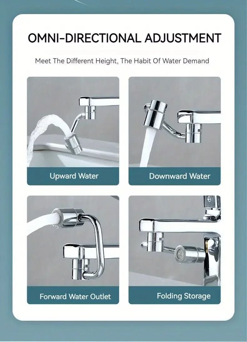 Flexible Sink Faucet Extender – Stainless Steel