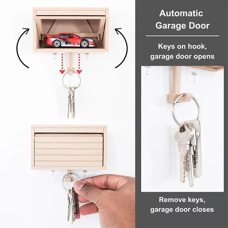 Drive-In Hook Car Garage Wall Key Holder 