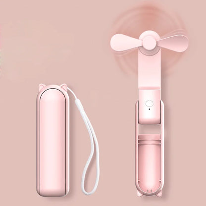 AirEase Handheld Portable Mini Fan With Flash Light