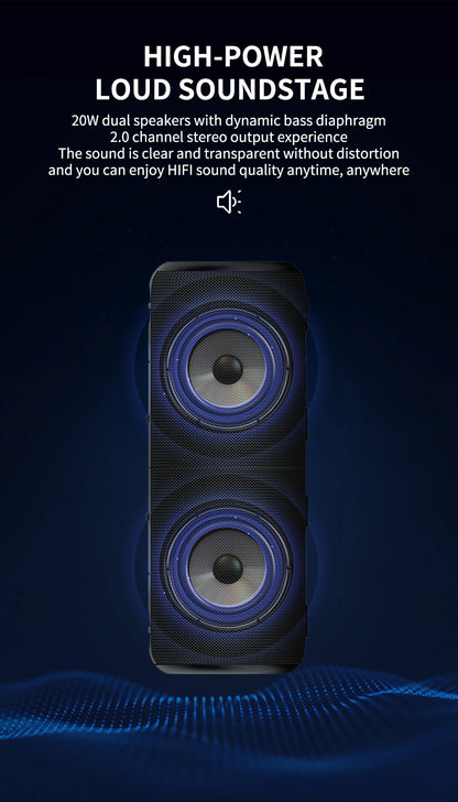 Split Wireless Waterproof Bluetooth Speaker