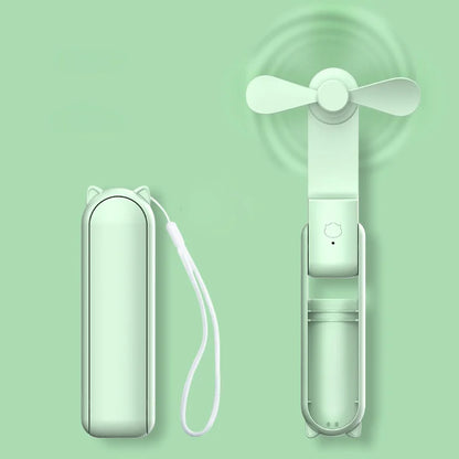 AirEase Handheld Portable Mini Fan With Flash Light