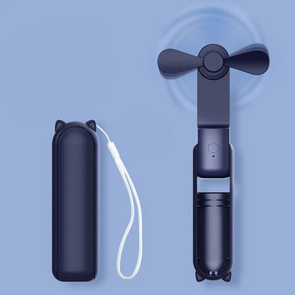 AirEase Handheld Portable Mini Fan With Flash Light
