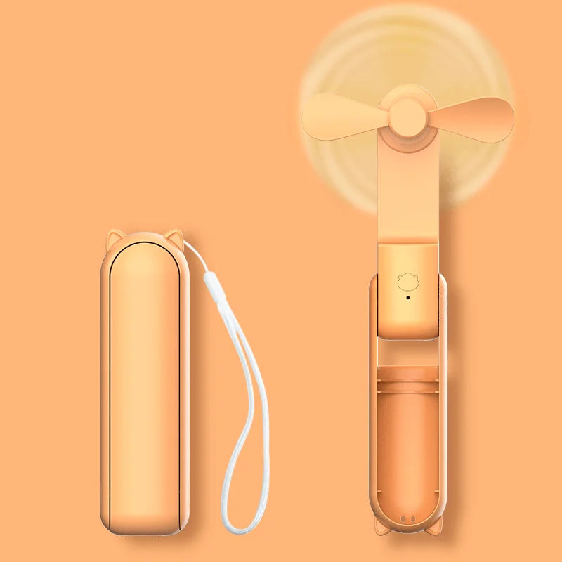 AirEase Handheld Portable Mini Fan With Flash Light
