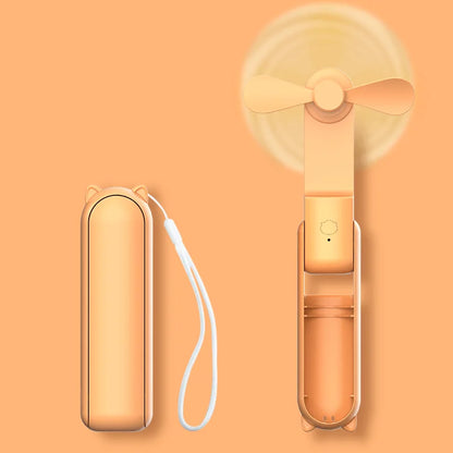 AirEase Handheld Portable Mini Fan With Flash Light