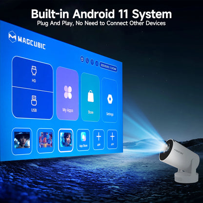 4K Magic Cube Smart Projector