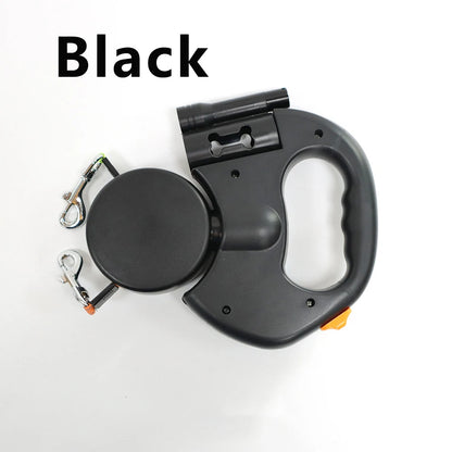 Twist-Free Duo Leash – Walk Two Dogs with Control & Visibility