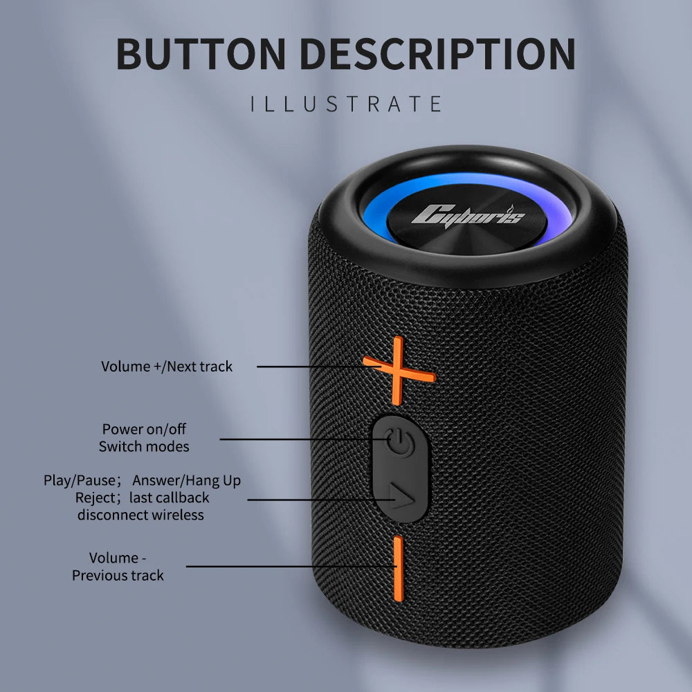 Split Wireless Waterproof Bluetooth Speaker