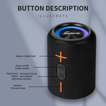 Split Wireless Waterproof Bluetooth Speaker