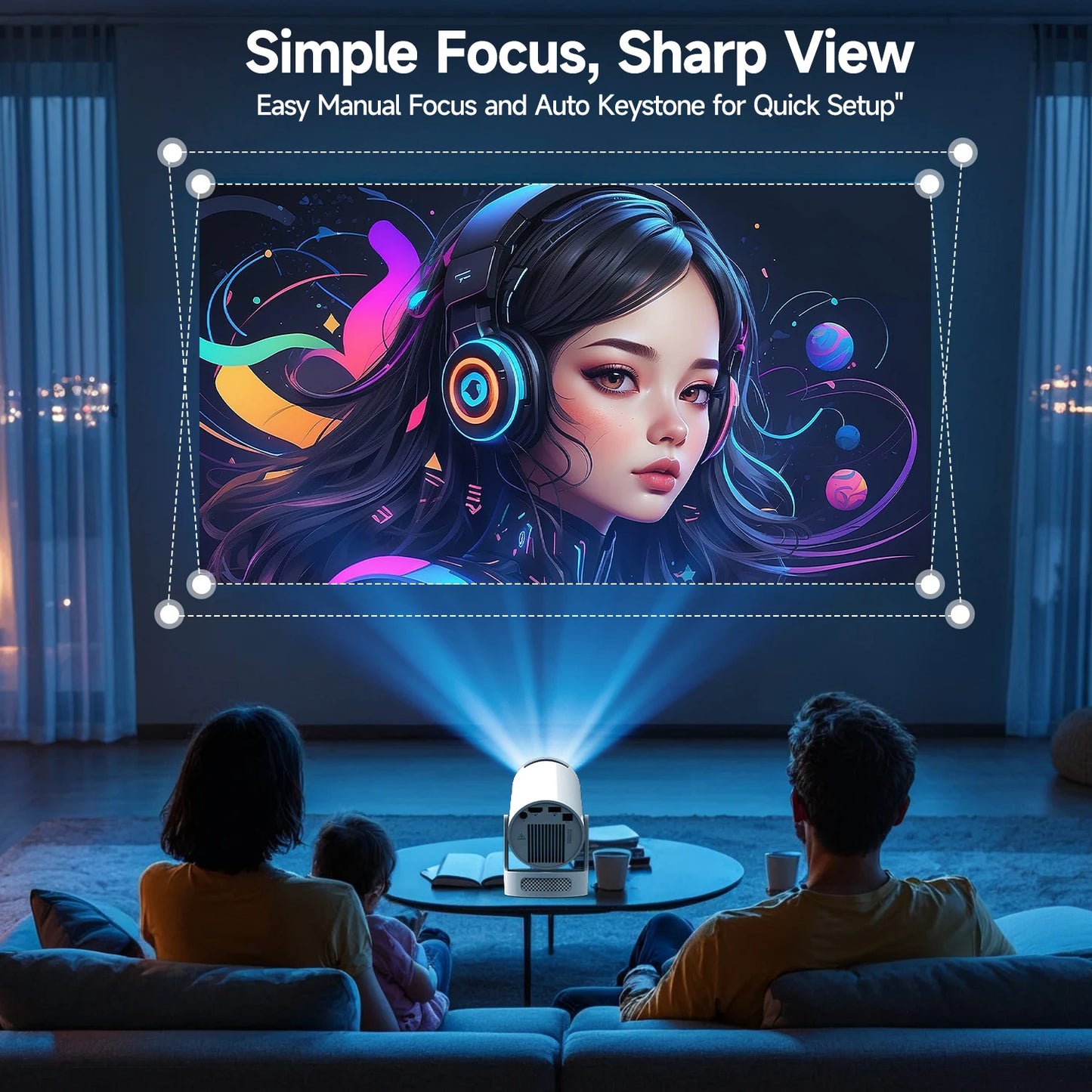 4K Magic Cube Smart Projector