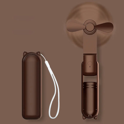 AirEase Handheld Portable Mini Fan With Flash Light