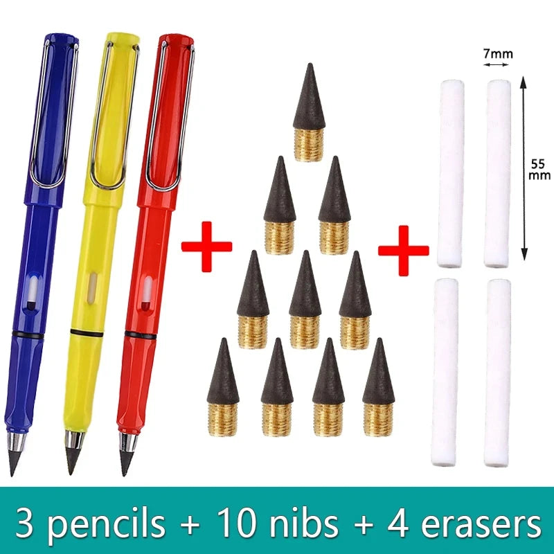 VolWrite 3 Pen Set Infinity Pencils – No Sharpening, No Ink