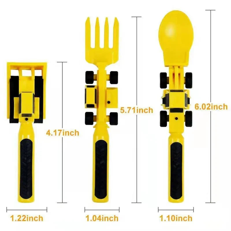 Kids Mealtime Cutlery Set – 3-Piece