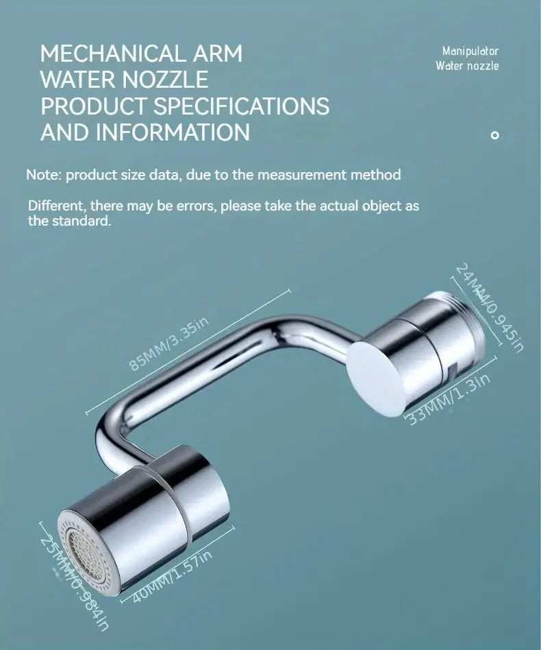 Flexible Sink Faucet Extender – Stainless Steel