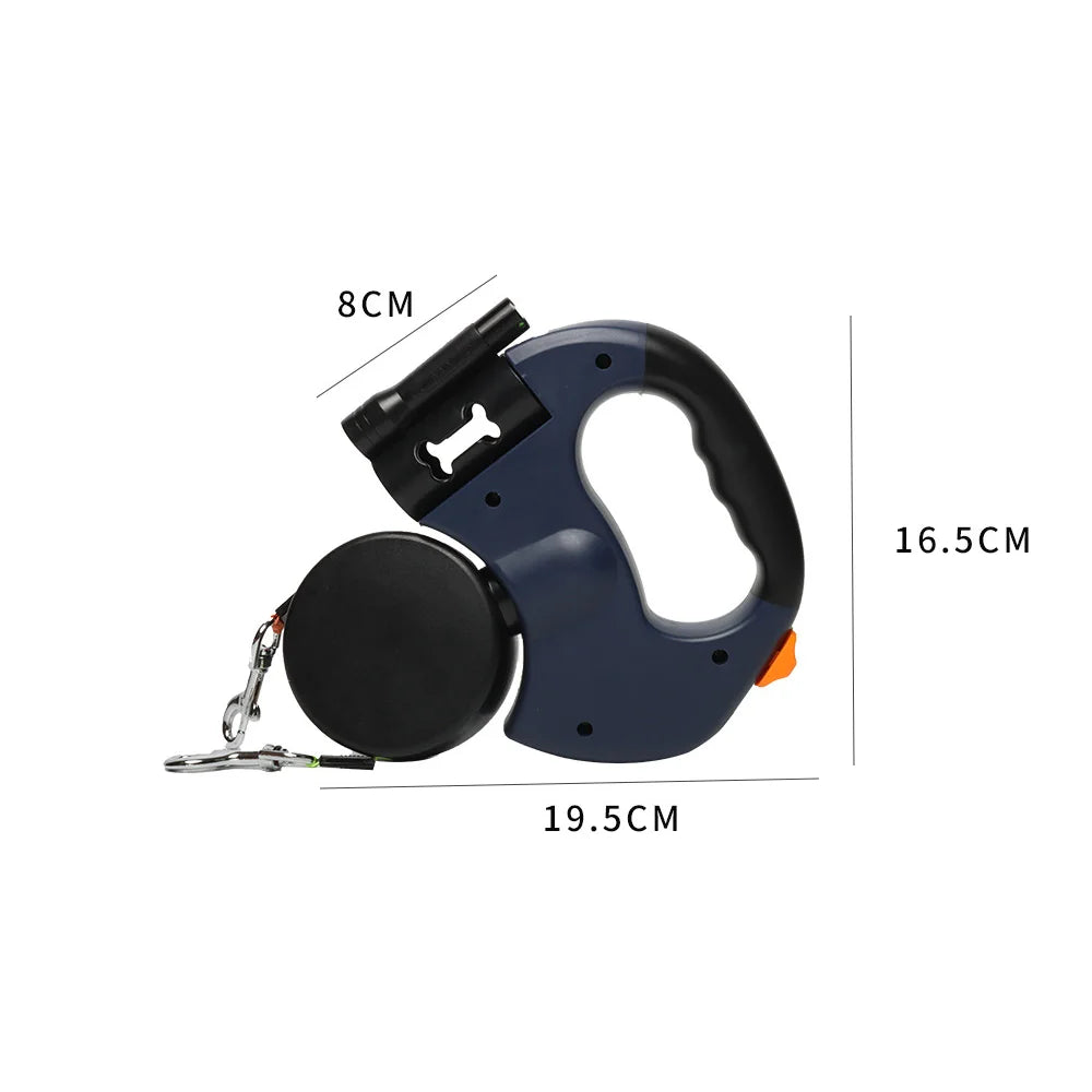 Twist-Free Duo Leash – Walk Two Dogs with Control & Visibility