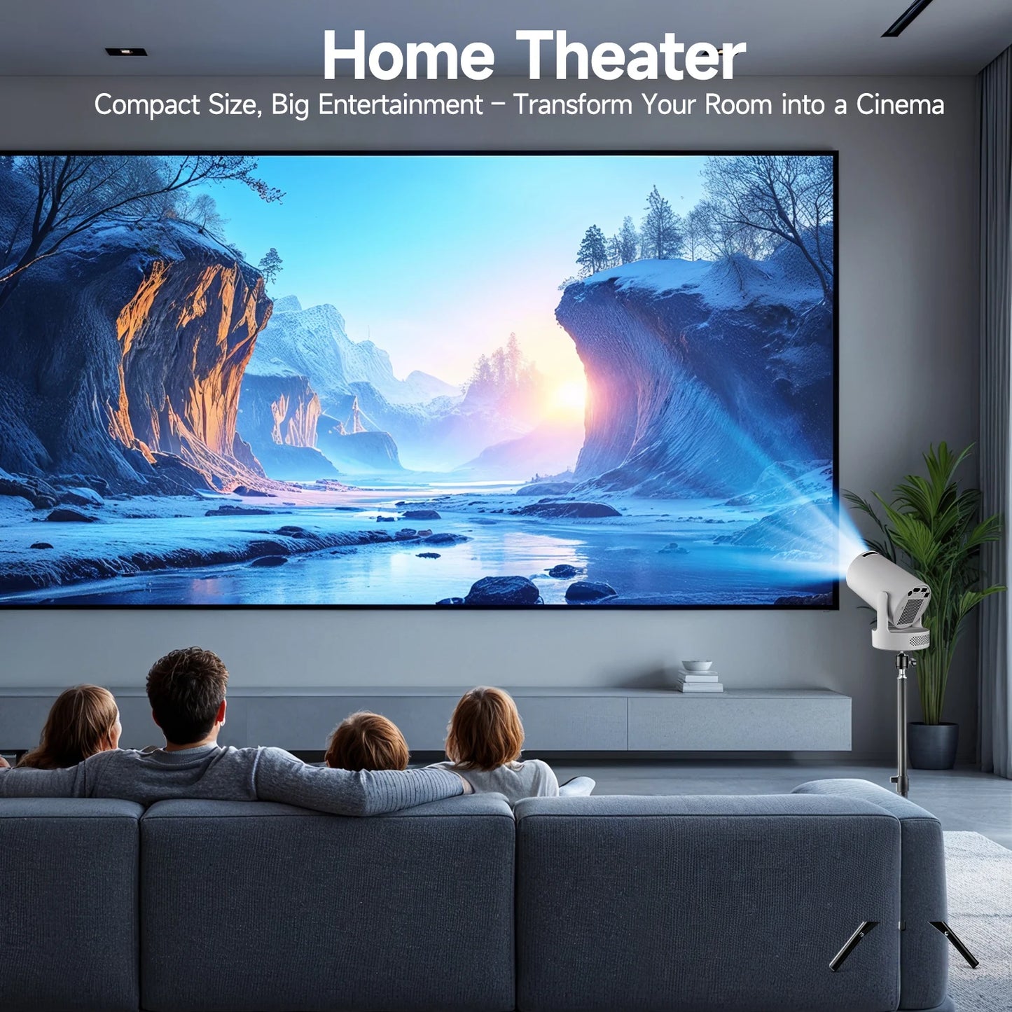 4K Magic Cube Smart Projector