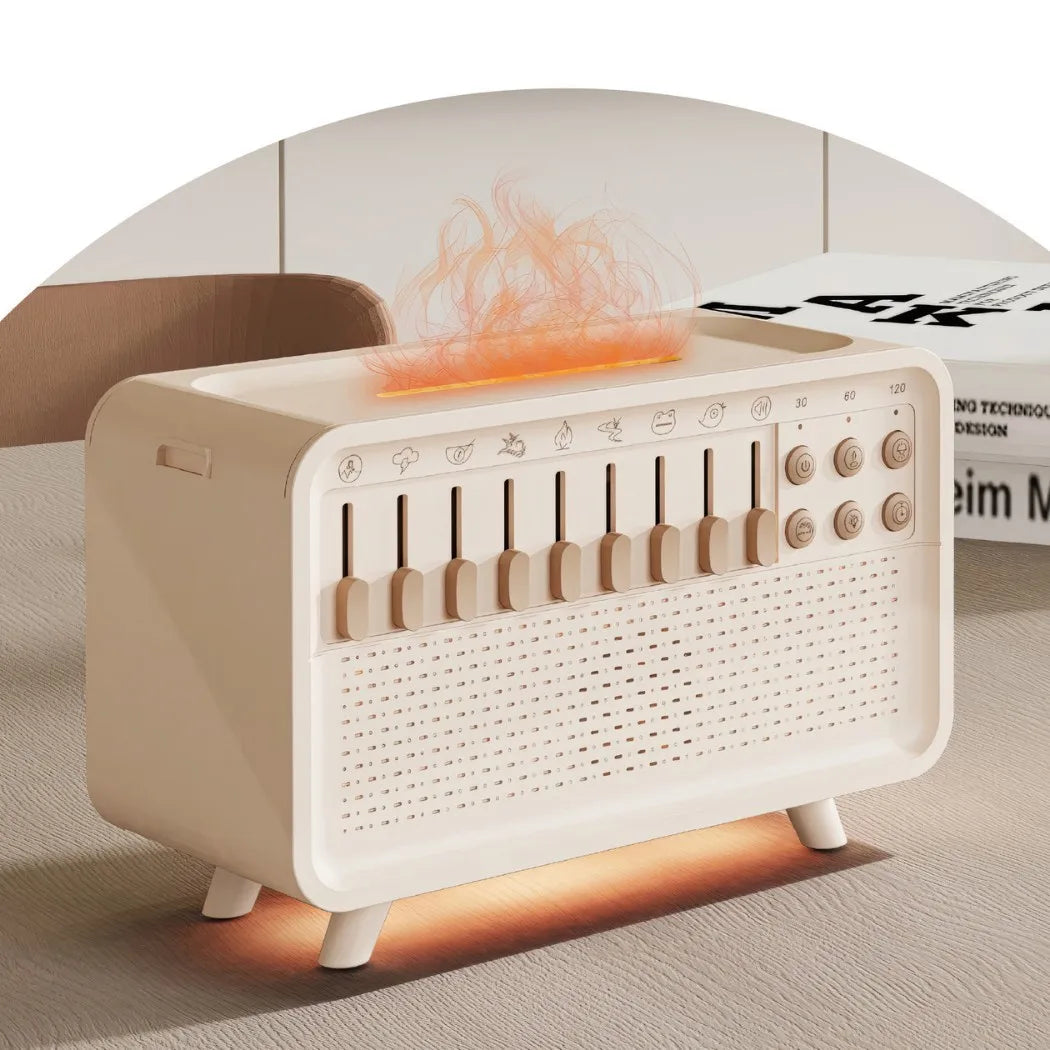 4-in-1 Bluetooth Sleep Machine – Humidifier, Diffuser, Night Light & 8 Nature Sounds