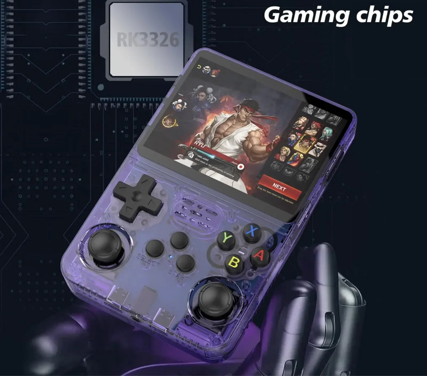 R36S Retro Gaming On-the-Go – 3.5" IPS Screen, 64/128GB Storage, 10k/15K Classic Games