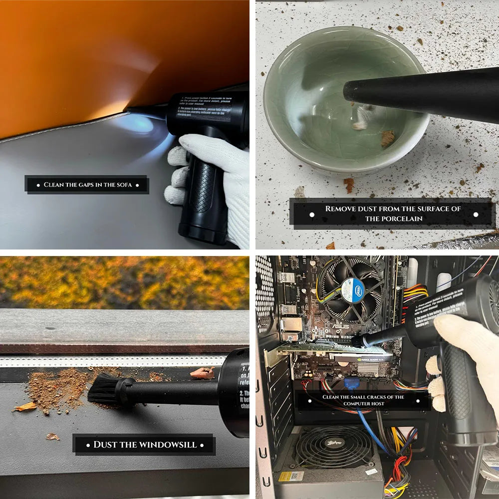 PowerClean Max – Wireless Dust Blower & Dust Collector