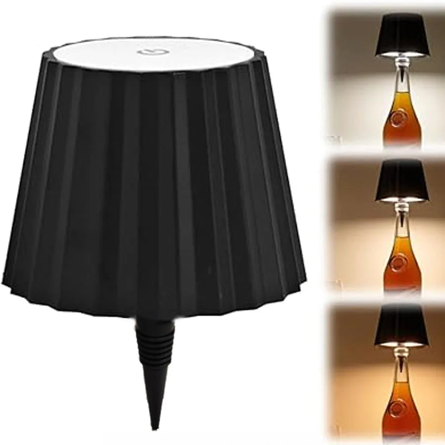 LED Bottle Touch Lamp – Wireless & Stepless Dimming