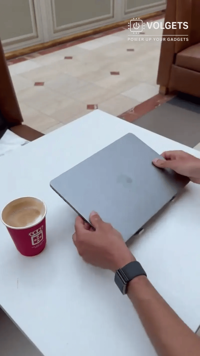 Fold Mate Aluminum Laptop Stand – Adjustable, Foldable & Non-Slip