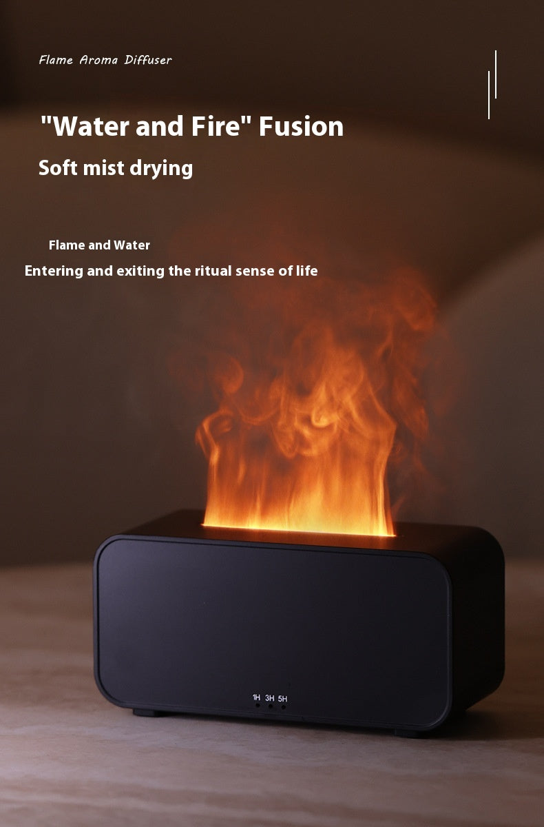 Volcanic Flame Diffuser & Mini Humidifier
