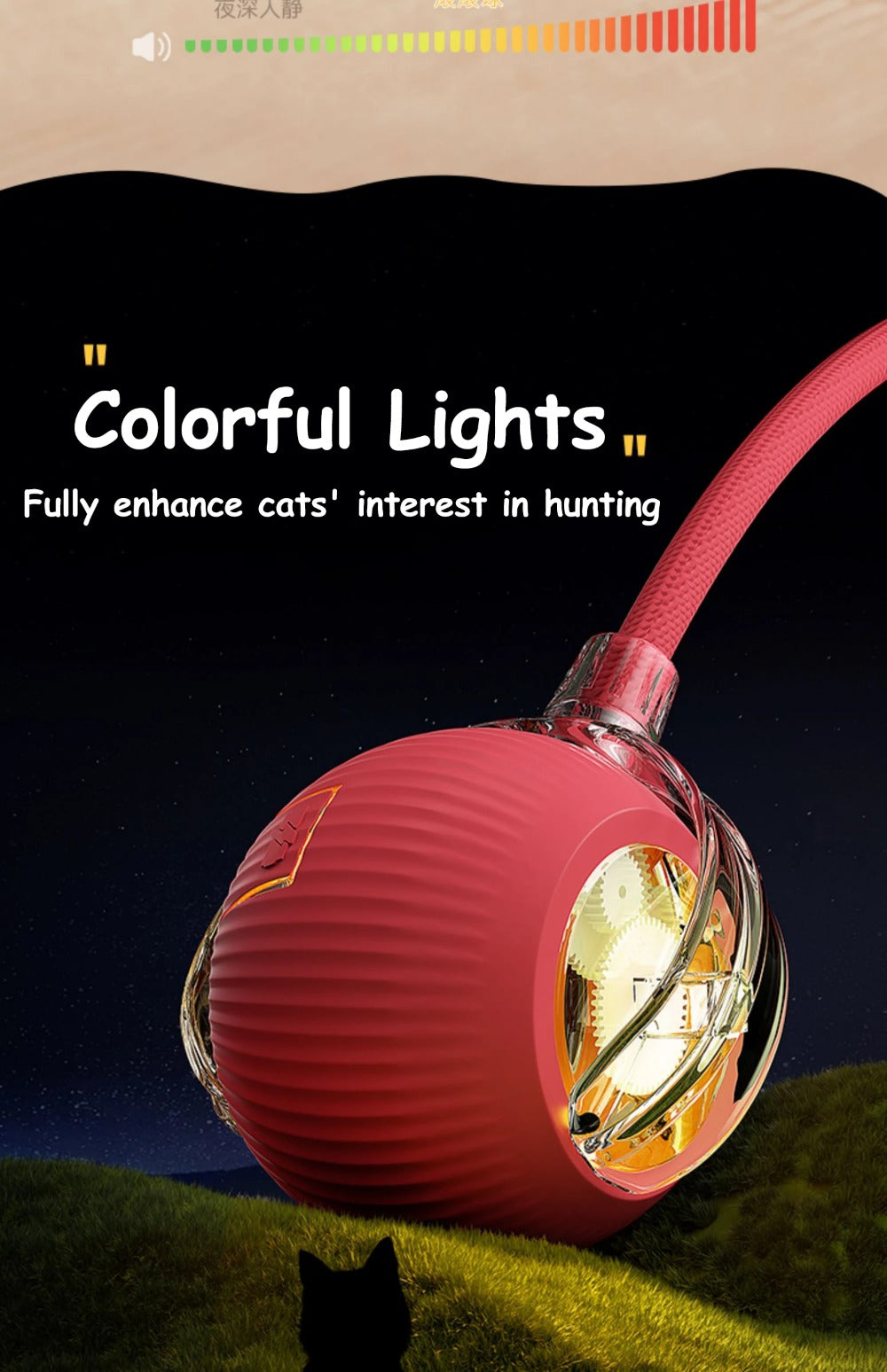 Smart Tail – Interactive Cat Training Ball